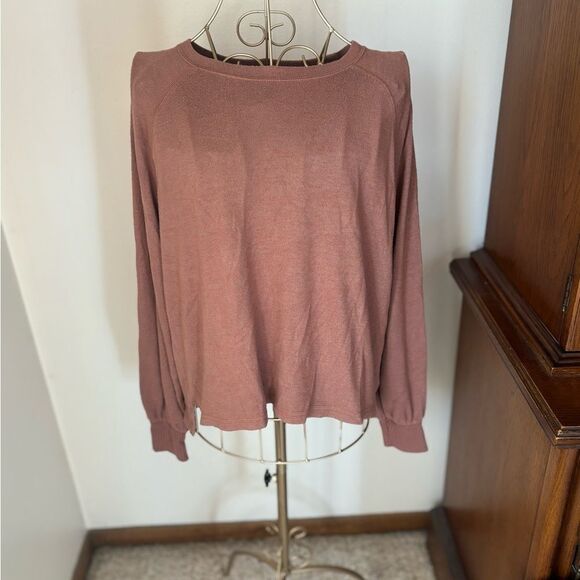 Abercrombie Soft & Cozy brushed fleece long sleeve top size small - Picture 1 of 10